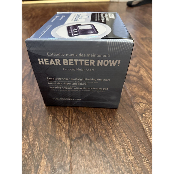 ClearSounds ClearRing Amplified Telephone Ring Signaler CR200 Brand New in Box - Picture 2 of 6